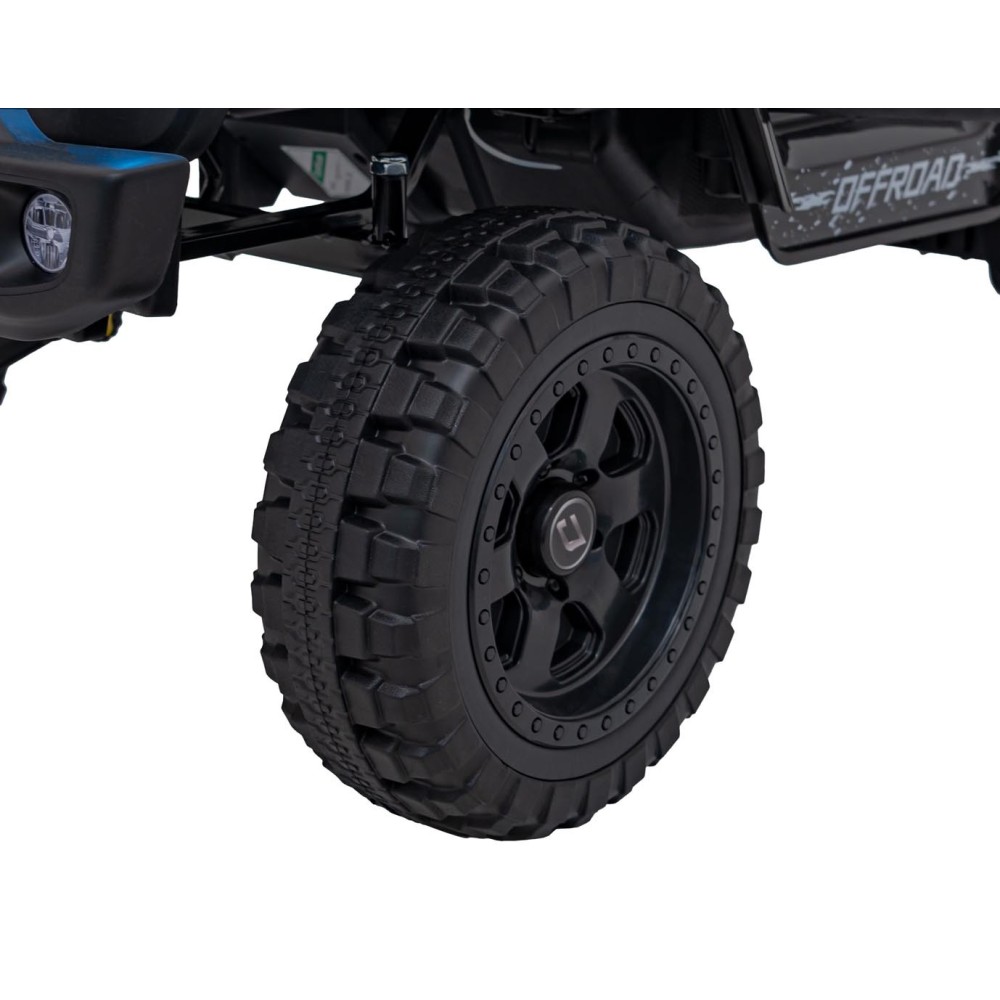 JOKO Elektrické autíčko Jeep OFF ROAD 4x4 Sport, Nosnosť 50kg, Kožené sedadlo, penové kolesá, FM rádio, čierne