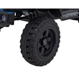 JOKO Elektrické autíčko Jeep OFF ROAD 4x4 Sport, Nosnosť 50kg, Kožené sedadlo, penové kolesá, FM rádio, čierne