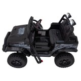 JOKO Elektrické autíčko Jeep OFF ROAD 4x4 Sport, Nosnosť 50kg, Kožené sedadlo, penové kolesá, FM rádio, čierne