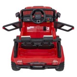JOKO Elektrické autíčko Jeep OFF ROAD 4x4 Sport, Nosnosť 50kg, Kožené sedadlo, penové kolesá, FM rádio, červené