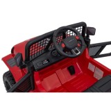 JOKO Elektrické autíčko Jeep OFF ROAD 4x4 Sport, Nosnosť 50kg, Kožené sedadlo, penové kolesá, FM rádio, červené