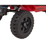 JOKO Elektrické autíčko Jeep OFF ROAD 4x4 Sport, Nosnosť 50kg, Kožené sedadlo, penové kolesá, FM rádio, červené