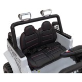 JOKO Elektrické autíčko Jeep OFF ROAD 4x4 Sport, Nosnosť 50kg, Kožené sedadlo, penové kolesá, FM rádio, biele