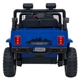 JOKO Elektrické autíčko Jeep OFF ROAD 4x4 Sport, Nosnosť 50kg, Kožené sedadlo, penové kolesá, FM rádio, modré