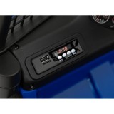 JOKO Elektrické autíčko Jeep OFF ROAD 4x4 Sport, Nosnosť 50kg, Kožené sedadlo, penové kolesá, FM rádio, modré