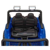 JOKO Elektrické autíčko Jeep OFF ROAD 4x4 Sport, Nosnosť 50kg, Kožené sedadlo, penové kolesá, FM rádio, modré