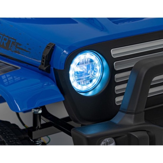 JOKO Elektrické autíčko Jeep OFF ROAD 4x4 Sport, Nosnosť 50kg, Kožené sedadlo, penové kolesá, FM rádio, modré