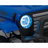 JOKO Elektrické autíčko Jeep OFF ROAD 4x4 Sport, Nosnosť 50kg, Kožené sedadlo, penové kolesá, FM rádio, modré