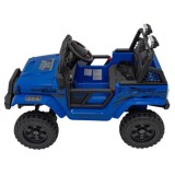 JOKO Elektrické autíčko Jeep OFF ROAD 4x4 Sport, Nosnosť 50kg, Kožené sedadlo, penové kolesá, FM rádio, modré