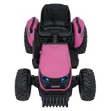 JOKO Elektrický Traktor GROW 1804 2x100W 24V, penové kolesá, ružový