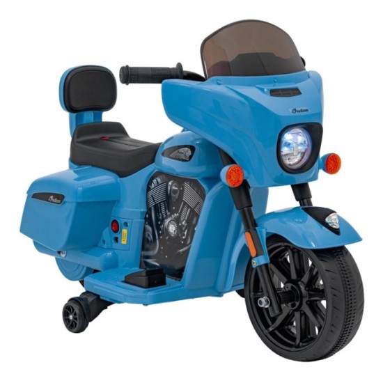 JOKO Elektrická motorka Chopper INDIAN, modrá