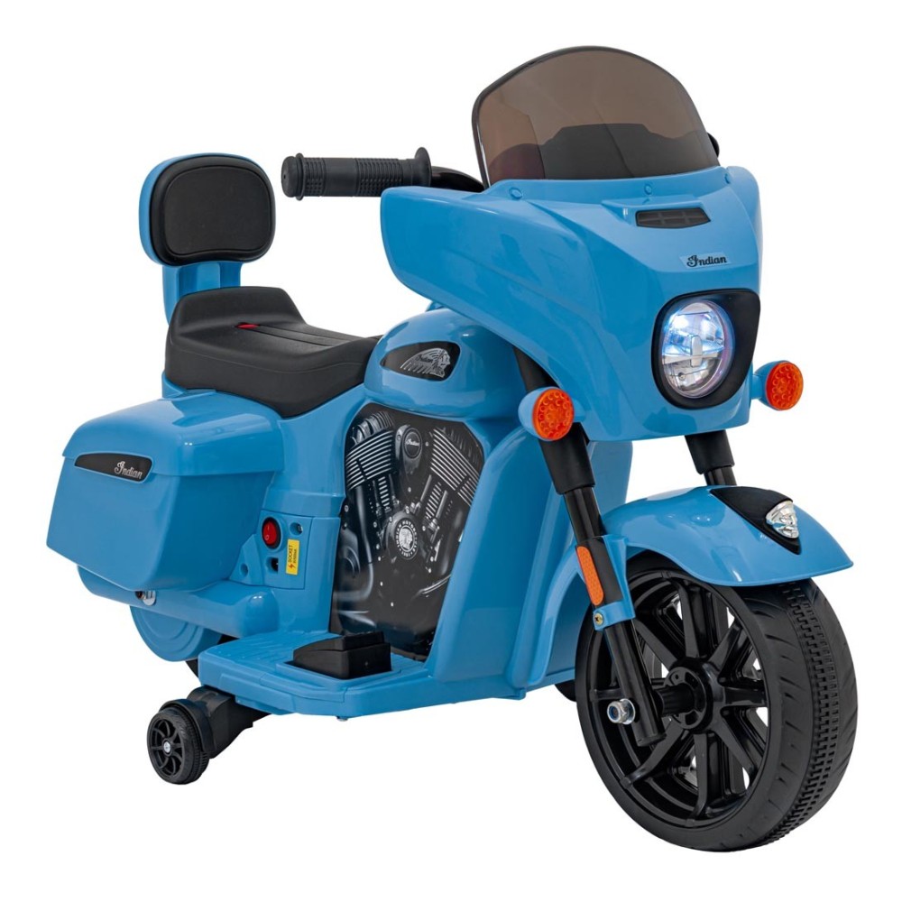 JOKO Elektrická motorka Chopper INDIAN, modrá