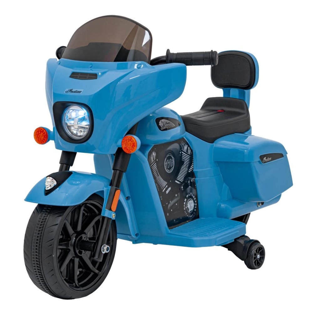 JOKO Elektrická motorka Chopper INDIAN, modrá