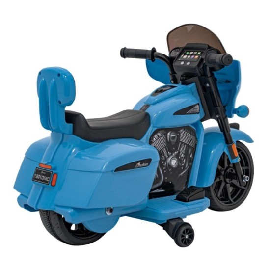 JOKO Elektrická motorka Chopper INDIAN, modrá