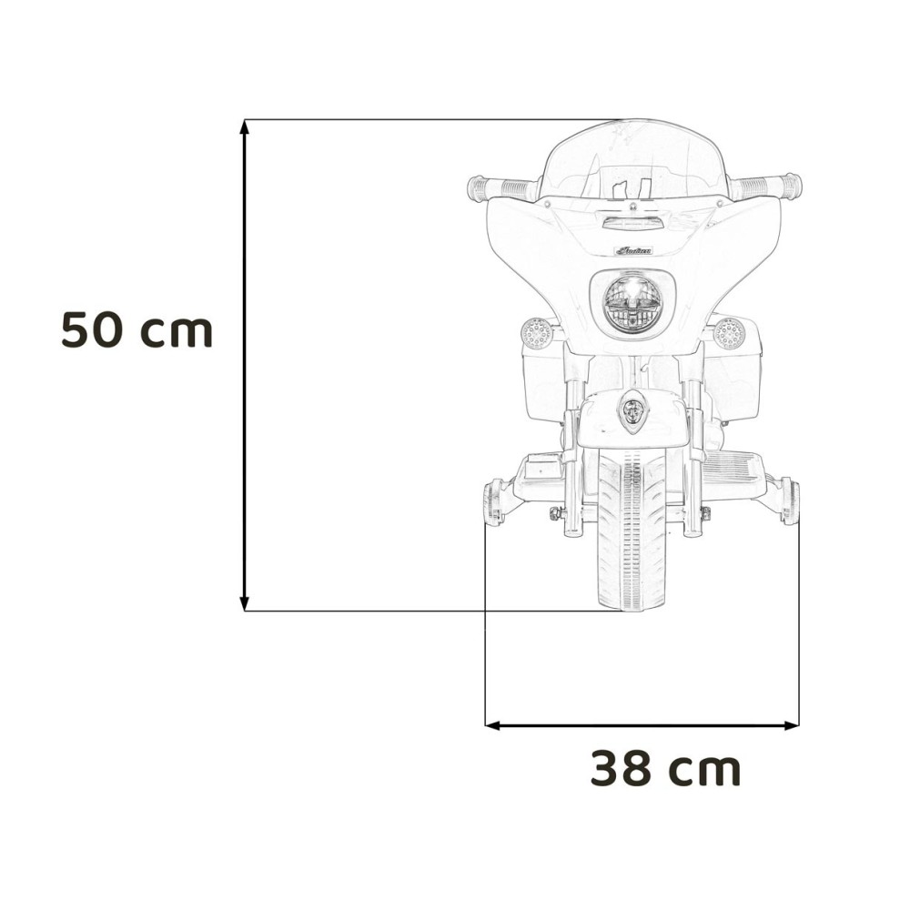 JOKO Elektrická motorka Chopper INDIAN, modrá
