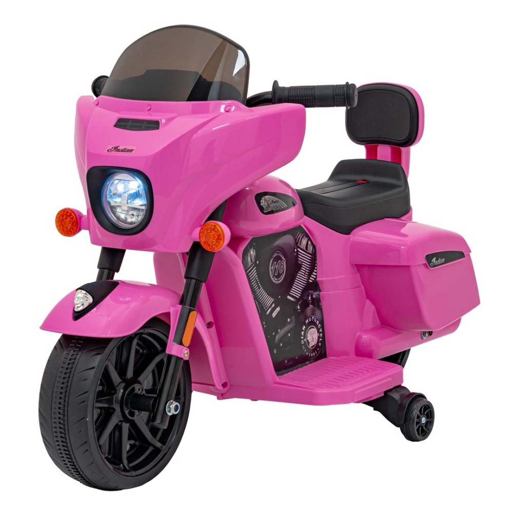 JOKO, Elektrická motorka Chopper INDIAN, ružová