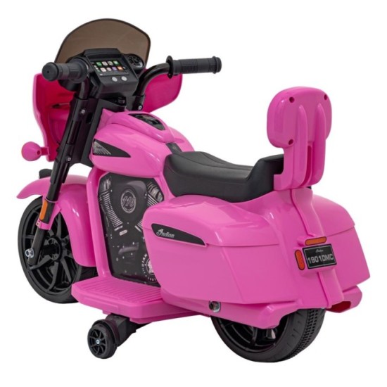 JOKO, Elektrická motorka Chopper INDIAN, ružová
