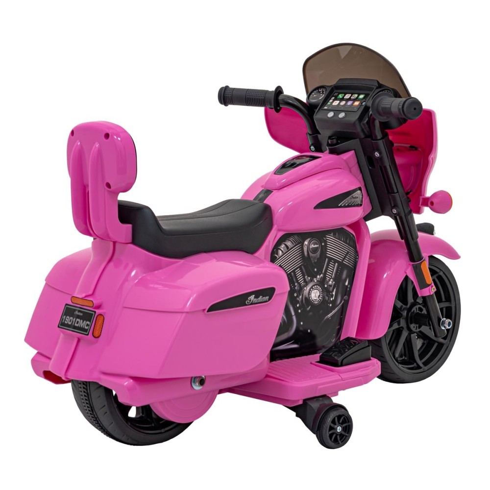 JOKO, Elektrická motorka Chopper INDIAN, ružová
