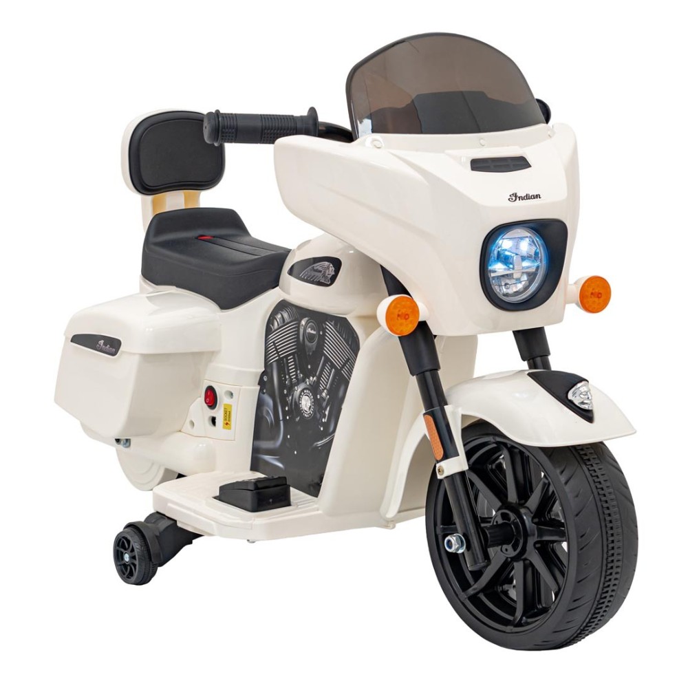 JOKO, Elektrická motorka Chopper INDIAN, biela