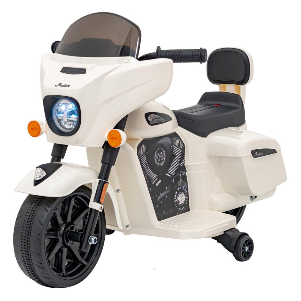 JOKO, Elektrická motorka Chopper INDIAN, biela