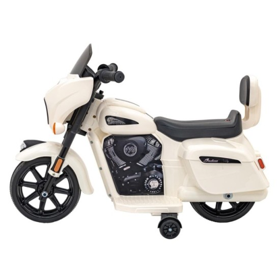 JOKO, Elektrická motorka Chopper INDIAN, biela