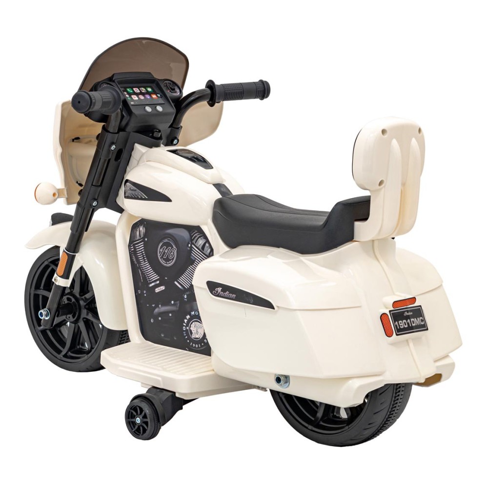 JOKO, Elektrická motorka Chopper INDIAN, biela