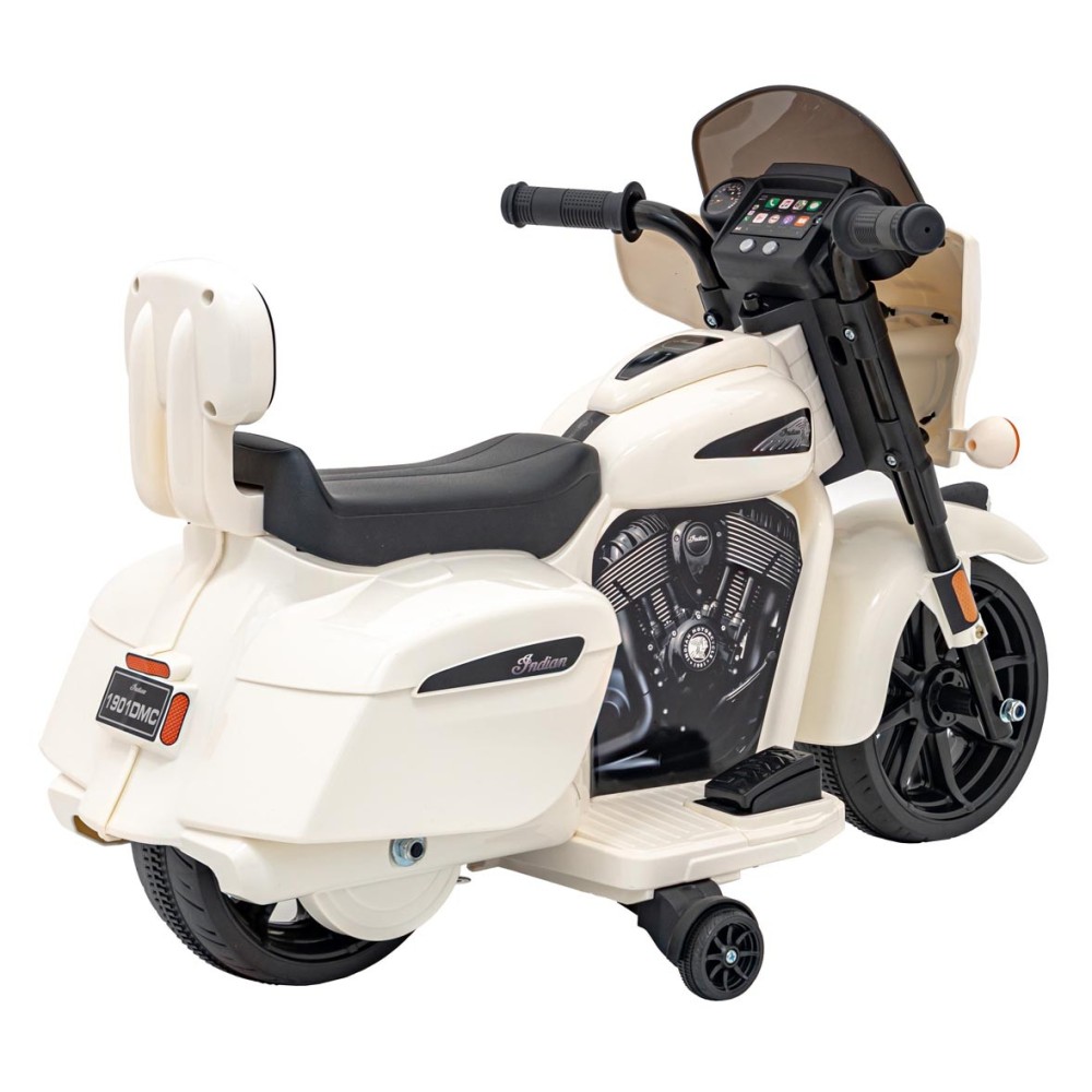 JOKO, Elektrická motorka Chopper INDIAN, biela