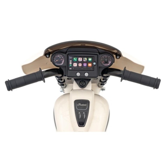 JOKO, Elektrická motorka Chopper INDIAN, biela