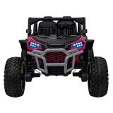 JOKO Elektrické Autíčko Buggy HONDA Off-Road 4x120W, penové kolesá, DVOJMIESTNE kožené sedadlo, nosnosť 60kg, ružové