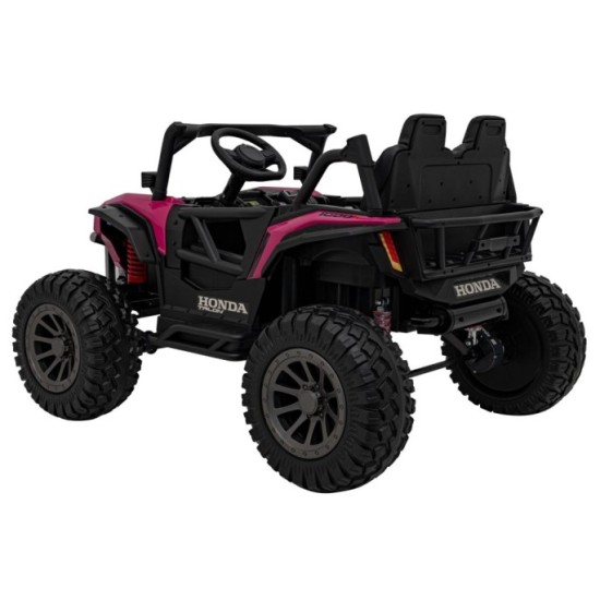 JOKO Elektrické Autíčko Buggy HONDA Off-Road 4x120W, penové kolesá, DVOJMIESTNE kožené sedadlo, nosnosť 60kg, ružové