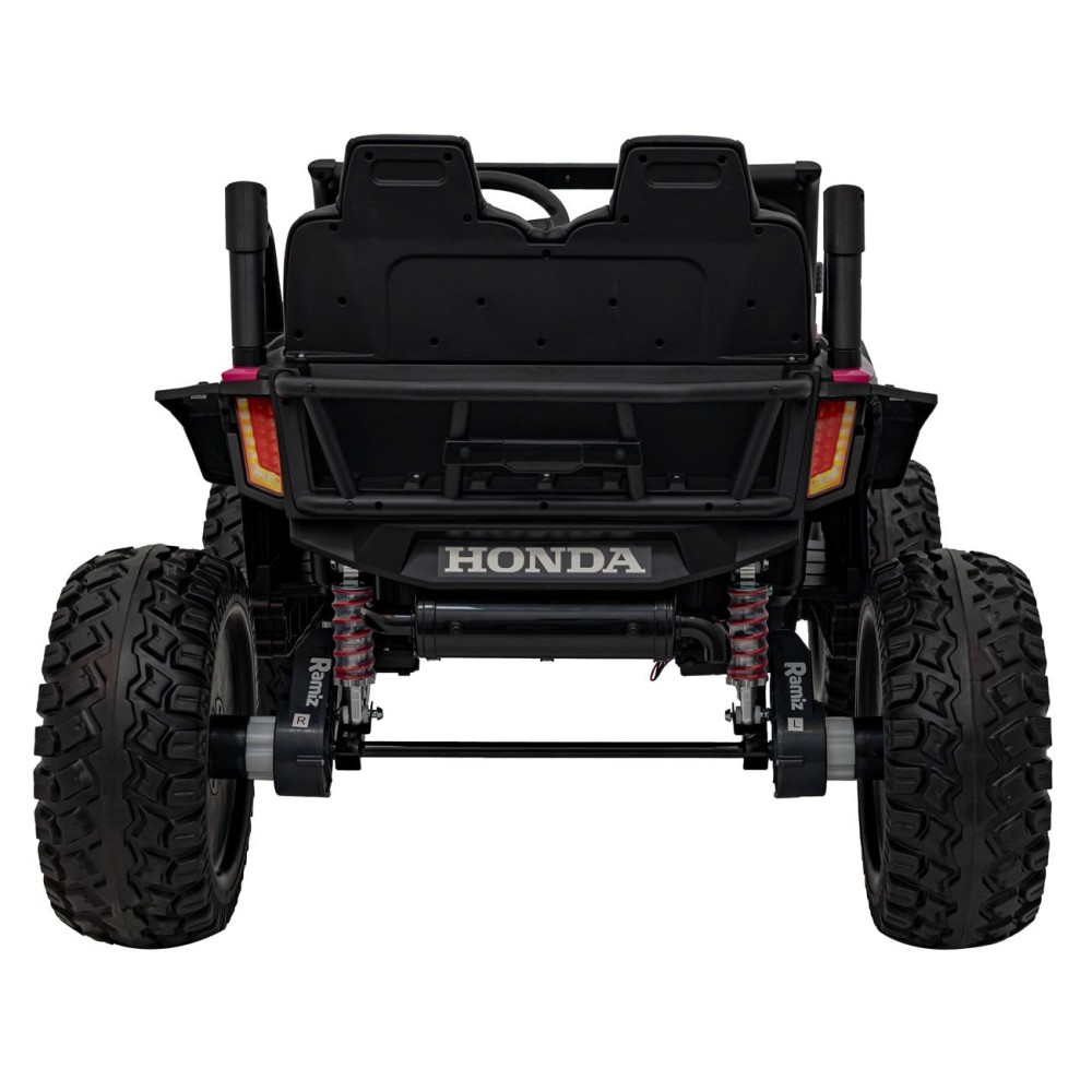 JOKO Elektrické Autíčko Buggy HONDA Off-Road 4x120W, penové kolesá, DVOJMIESTNE kožené sedadlo, nosnosť 60kg, ružové
