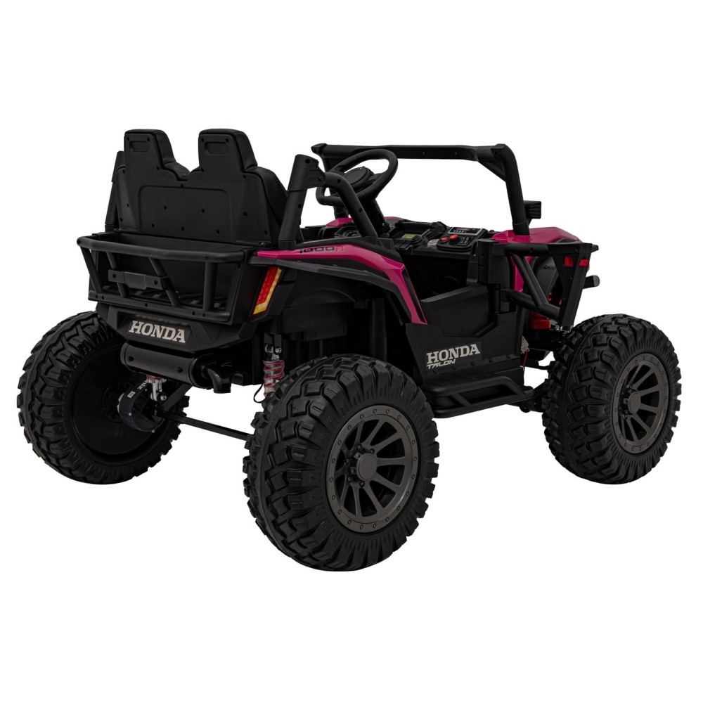 JOKO Elektrické Autíčko Buggy HONDA Off-Road 4x120W, penové kolesá, DVOJMIESTNE kožené sedadlo, nosnosť 60kg, ružové