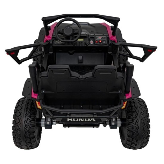 JOKO Elektrické Autíčko Buggy HONDA Off-Road 4x120W, penové kolesá, DVOJMIESTNE kožené sedadlo, nosnosť 60kg, ružové