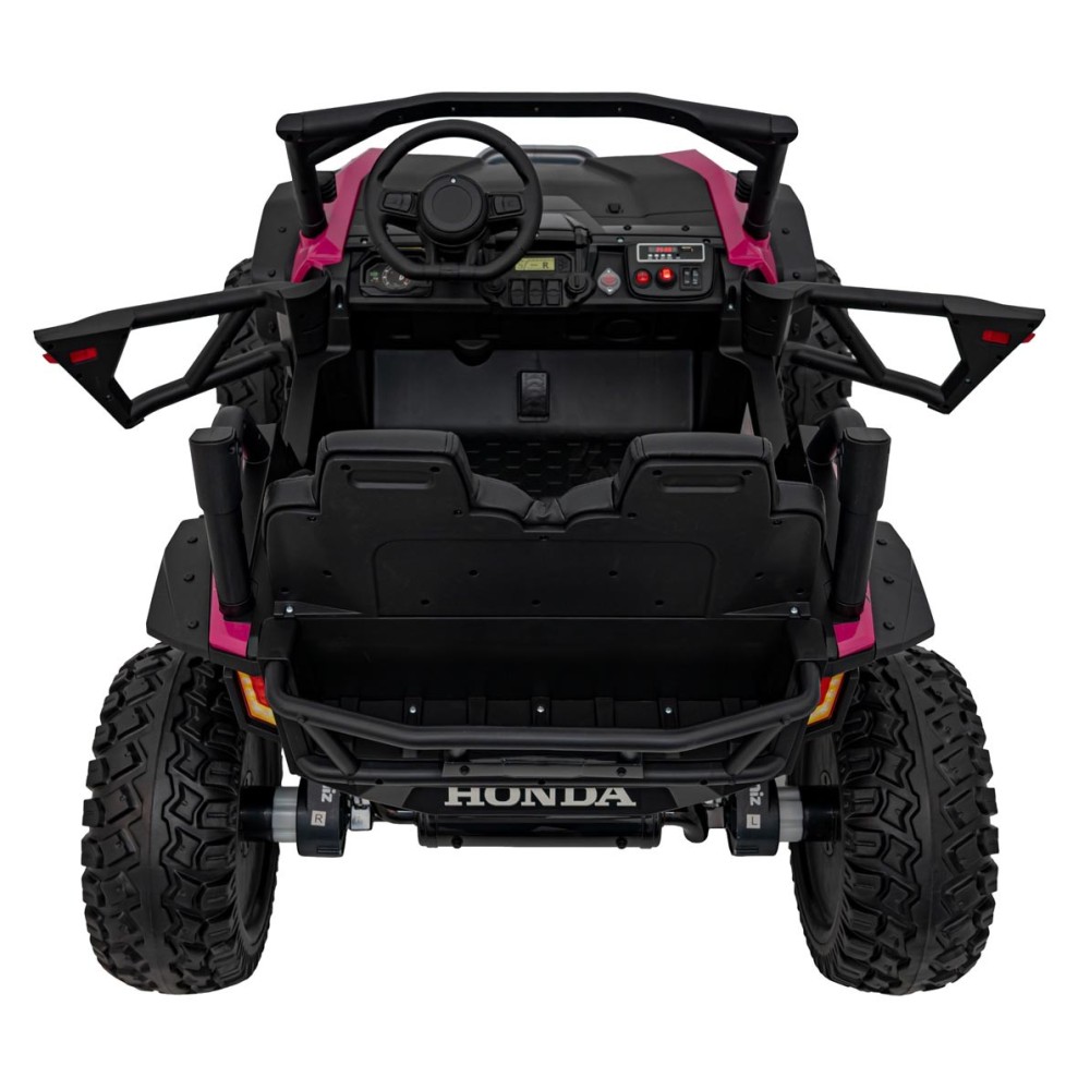 JOKO Elektrické Autíčko Buggy HONDA Off-Road 4x120W, penové kolesá, DVOJMIESTNE kožené sedadlo, nosnosť 60kg, ružové