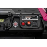 JOKO Elektrické Autíčko Buggy HONDA Off-Road 4x120W, penové kolesá, DVOJMIESTNE kožené sedadlo, nosnosť 60kg, ružové