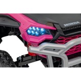 JOKO Elektrické Autíčko Buggy HONDA Off-Road 4x120W, penové kolesá, DVOJMIESTNE kožené sedadlo, nosnosť 60kg, ružové