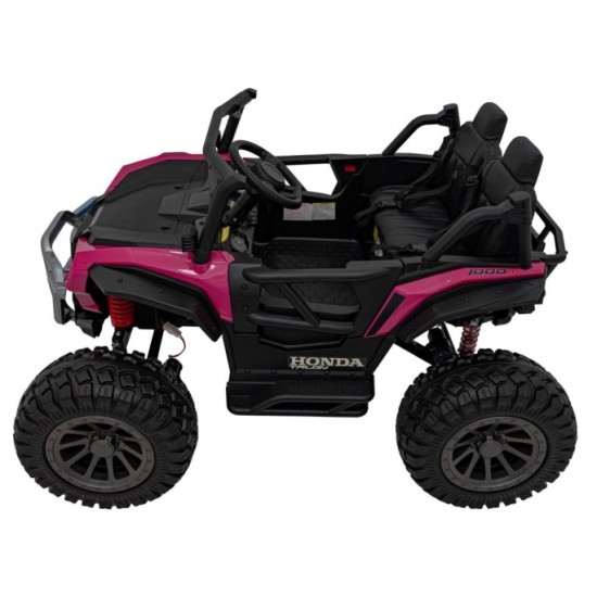 JOKO Elektrické Autíčko Buggy HONDA Off-Road 4x120W, penové kolesá, DVOJMIESTNE kožené sedadlo, nosnosť 60kg, ružové
