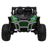 JOKO Elektrické Autíčko Buggy HONDA Off-Road 4x120W, penové kolesá, DVOJMIESTNE kožené sedadlo, nosnosť 60kg, zelené
