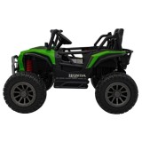 JOKO Elektrické Autíčko Buggy HONDA Off-Road 4x120W, penové kolesá, DVOJMIESTNE kožené sedadlo, nosnosť 60kg, zelené