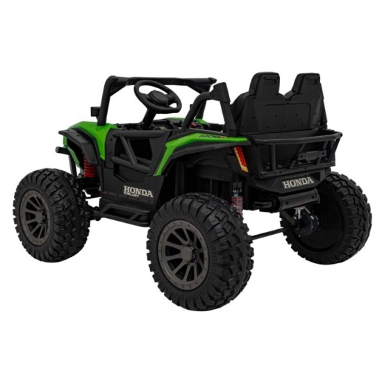 JOKO Elektrické Autíčko Buggy HONDA Off-Road 4x120W, penové kolesá, DVOJMIESTNE kožené sedadlo, nosnosť 60kg, zelené
