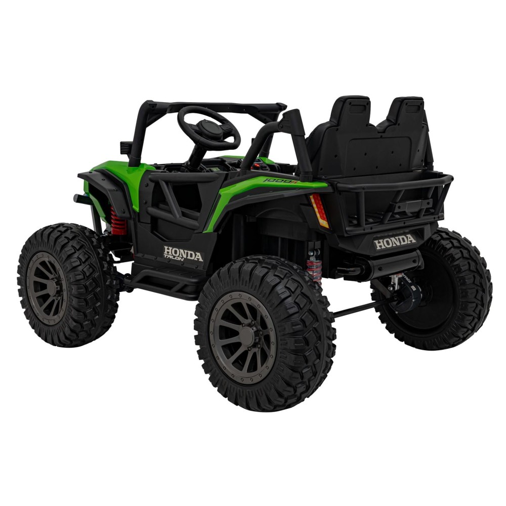 JOKO Elektrické Autíčko Buggy HONDA Off-Road 4x120W, penové kolesá, DVOJMIESTNE kožené sedadlo, nosnosť 60kg, zelené