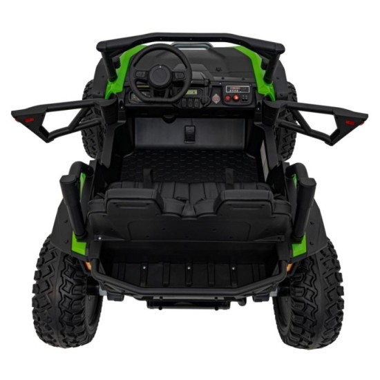 JOKO Elektrické Autíčko Buggy HONDA Off-Road 4x120W, penové kolesá, DVOJMIESTNE kožené sedadlo, nosnosť 60kg, zelené