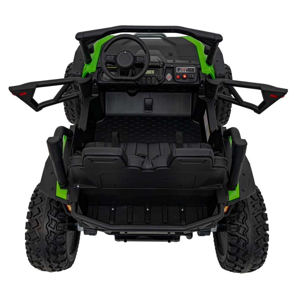 JOKO Elektrické Autíčko Buggy HONDA Off-Road 4x120W, penové kolesá, DVOJMIESTNE kožené sedadlo, nosnosť 60kg, zelené