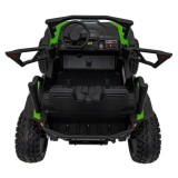 JOKO Elektrické Autíčko Buggy HONDA Off-Road 4x120W, penové kolesá, DVOJMIESTNE kožené sedadlo, nosnosť 60kg, zelené