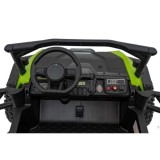 JOKO Elektrické Autíčko Buggy HONDA Off-Road 4x120W, penové kolesá, DVOJMIESTNE kožené sedadlo, nosnosť 60kg, zelené