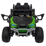 JOKO Elektrické Autíčko Buggy HONDA Off-Road 4x120W, penové kolesá, DVOJMIESTNE kožené sedadlo, nosnosť 60kg, zelené