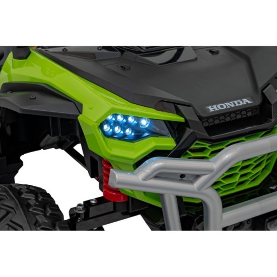JOKO Elektrické Autíčko Buggy HONDA Off-Road 4x120W, penové kolesá, DVOJMIESTNE kožené sedadlo, nosnosť 60kg, zelené