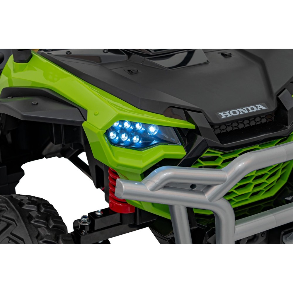 JOKO Elektrické Autíčko Buggy HONDA Off-Road 4x120W, penové kolesá, DVOJMIESTNE kožené sedadlo, nosnosť 60kg, zelené