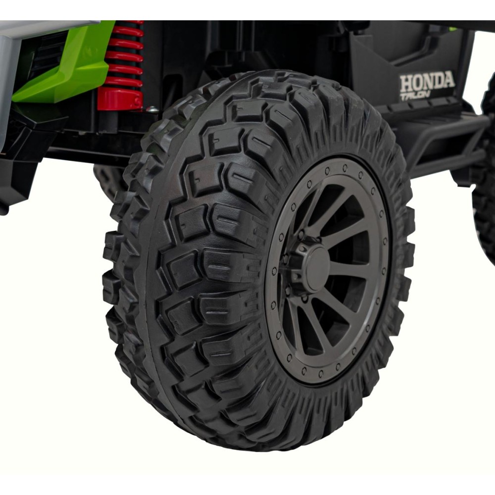 JOKO Elektrické Autíčko Buggy HONDA Off-Road 4x120W, penové kolesá, DVOJMIESTNE kožené sedadlo, nosnosť 60kg, zelené