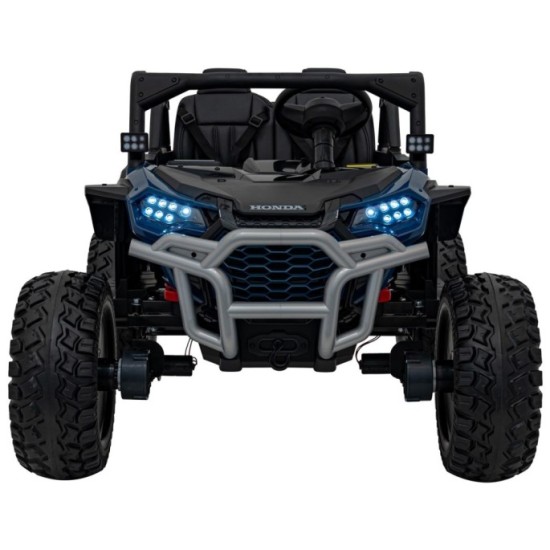 JOKO Elektrické Autíčko Buggy HONDA Off-Road 4x120W, penové kolesá, DVOJMIESTNE kožené sedadlo, nosnosť 60kg, modré
